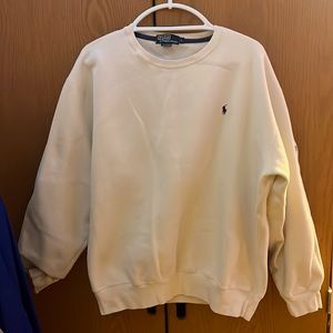 White polo by Ralph Lauren crew neck